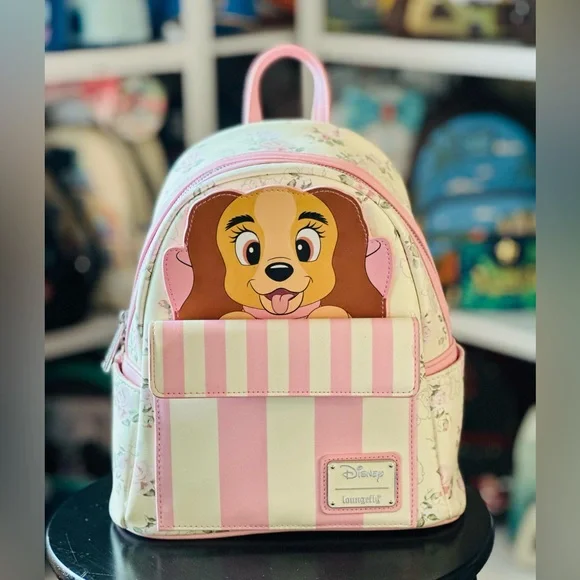 Lady and the Tramp - Lady in a Gift Box Mini Backpack - Picture 1 of 5